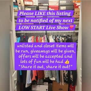 LIKE to be notified when I go live!